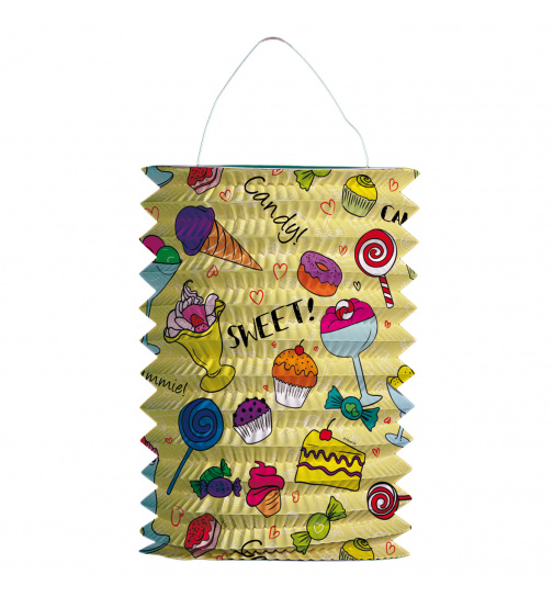 Zuglaterne / Lampion Süßigkeiten - 16cm