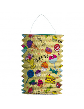 Zuglaterne / Lampion Süßigkeiten - 16cm