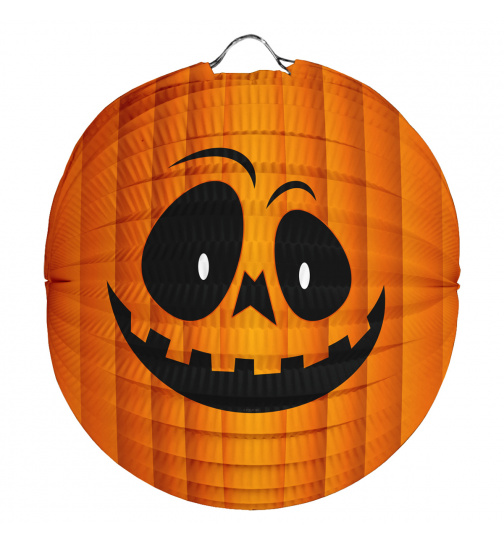 Lampion rund Kürbis - 22 cm