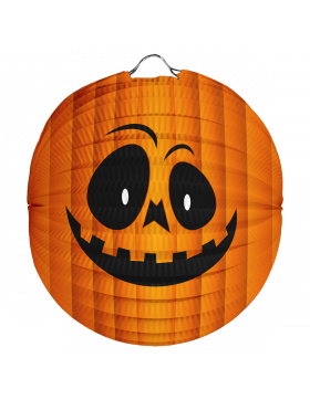 Lampion rund Kürbis - 22 cm
