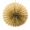 Wabenfächerdeko Gold - 45 cm