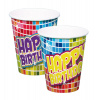 Pappbecher - Geburtstag Bunt - 250 ml - 6 Stück