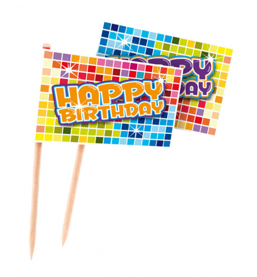 Partypicker Bunt - 24 Stück