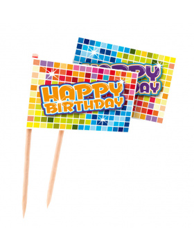 Partypicker Bunt - 24 Stück