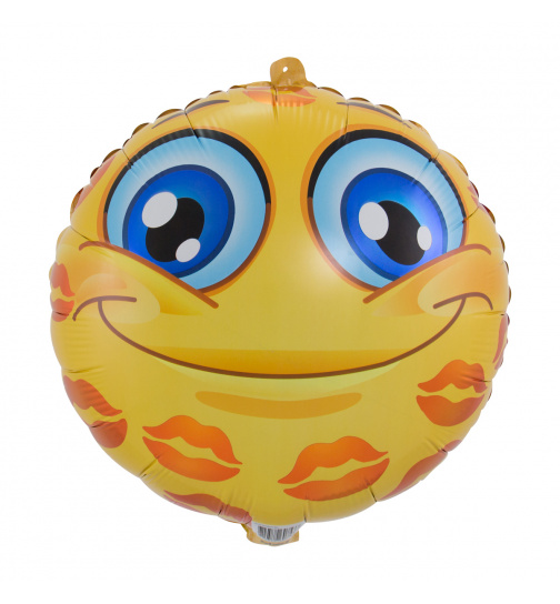 Emoticon Ballon Kuss - 45 cm
