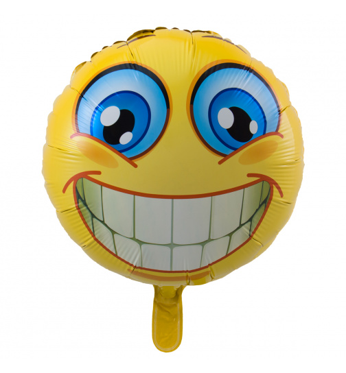 Folienballon lachender Emoticon - 45 cm