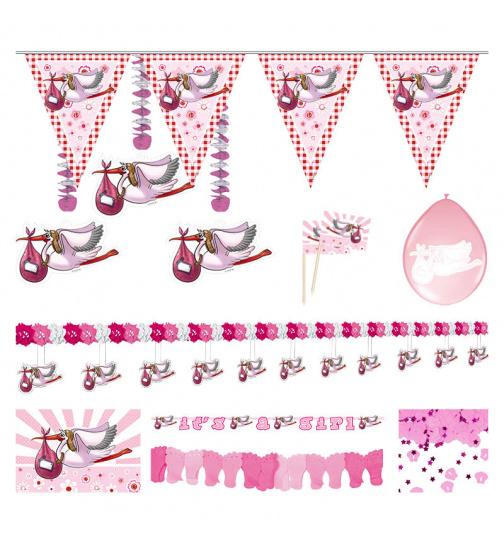 Partypaket Geburt Mädchen