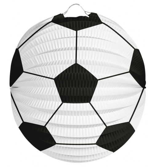 Lampion / Laterne Fußball Rund - 22 cm