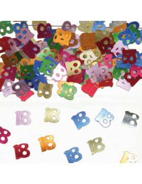 Streudeko / Tischkonfetti Ziffer / Zahl 18