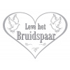 Türschild Brautpaar (NL)