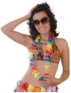 Blumenkette Hawaii Bunt