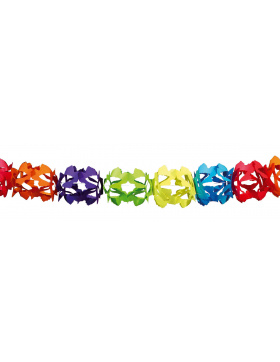 Papiergirlande Hoku Bunt - 6 Meter