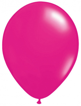 Magentafarbene Ballons 30 cm - 100 Stück