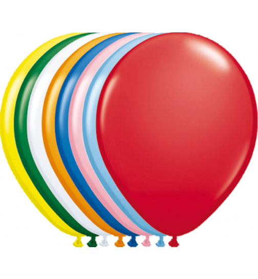 Ballon verschiedene Farben - 100 Stück