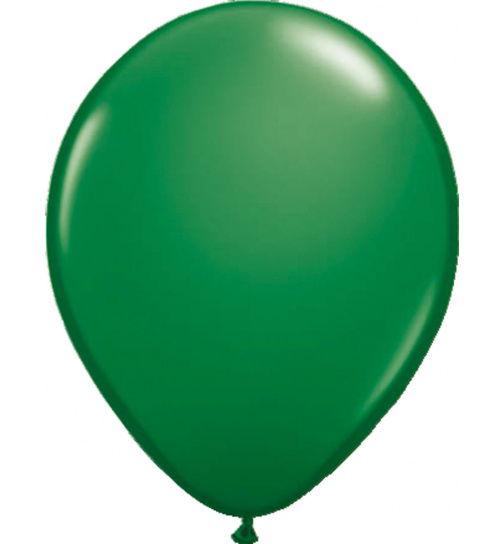 Dunkelgrüner Ballon Metallic 30cm - 100 Stück