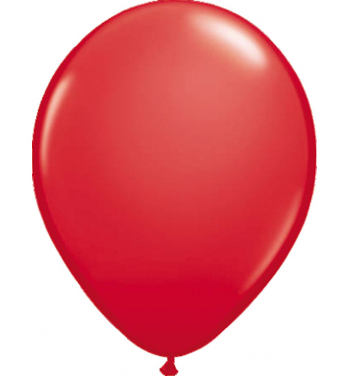 Roter Ballon Metallic 30cm - 100 Stück