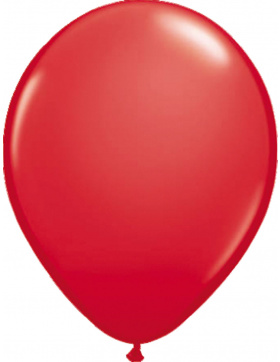Roter Ballon Metallic 30cm - 100 Stück
