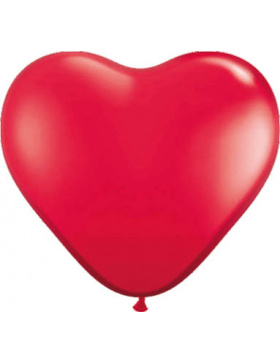 Herzförmige Ballons Rot - 8 Stück