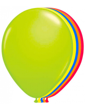 Ballon Neonfarben Bunt 25 cm - 8 Stück