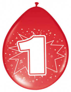 1. Geburtstag Ballons - 8 Stück