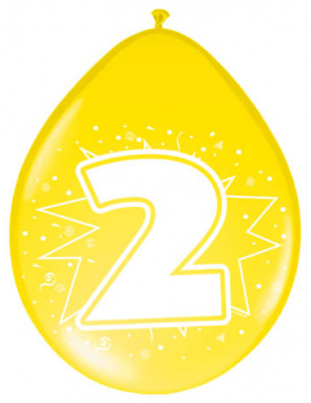 2. Geburtstag Ballons - 8 Stück