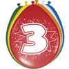 3. Geburtstag Ballons - 8 Stück