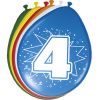 4. Geburtstag Ballons - 8 Stück