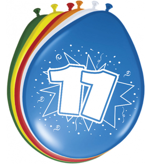 11. Geburtstag Ballons - 8 Stück