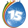 15. Geburtstag Ballons  30 cm - 8 Stück