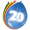 20. Geburtstag Ballons  30 cm - 8 Stück