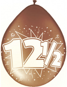 12,5-Jähriges Jubiläum Ballons Kupfer - 8...