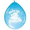 Geburtsballons - Hurra ein Junge (NL) - 8 Stück
