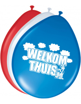 Willkommen zu Hause Ballons - 8 Stück