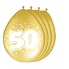 Latex Ballons 50 Gold Metallic - 8 Stück