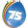 75. Geburtstag Ballons  30 cm - 8 Stück