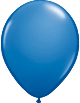 Dunkelblauer Ballon Metallic 30 cm - 10 Stück