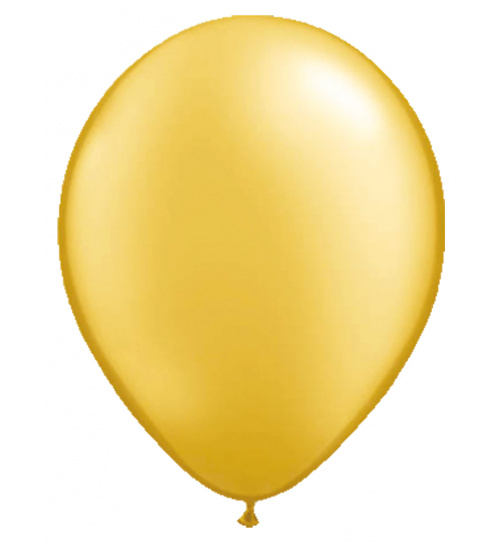 Goldener Ballon Metallic 30cm - 10 Stück