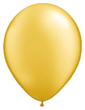 Goldener Ballon Metallic 30cm - 10 Stück