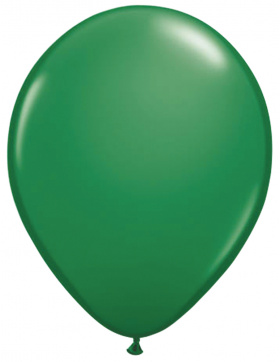 Dunkelgrüner Ballon Metallic 30cm - 10 Stück