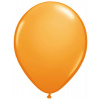 Orangefarbener Ballon Metallic 30cm - 10 Stück
