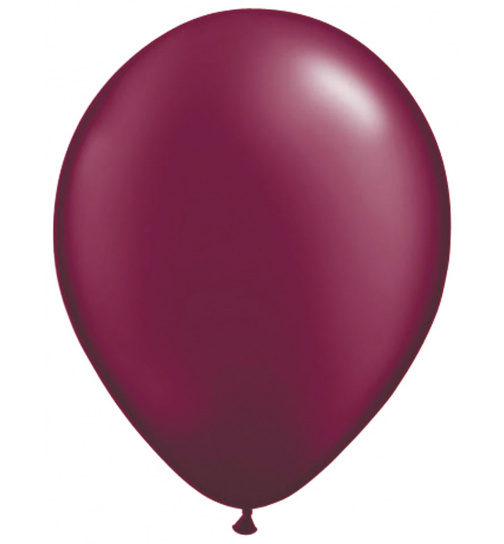Burgundy weinrote Ballons Metallic - 10 Stück
