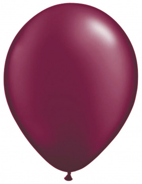 Burgundy weinrote Ballons Metallic - 10 Stück