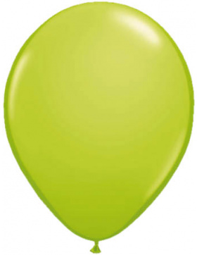 Apfelgrüner Ballon Metallic 30 cm - 10 Stück