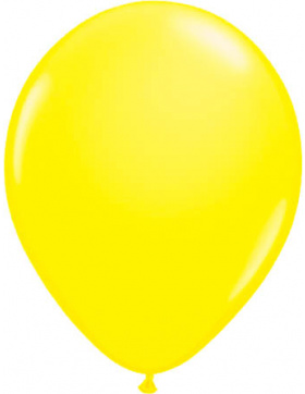 Gelber Ballon Neon 25cm - 8 Stück