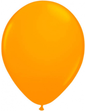 Neonorangefarbene Ballons 25 cm - 8 Stück