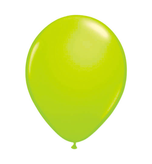 Grüner Ballon Neon 25 cm - 8 Stück