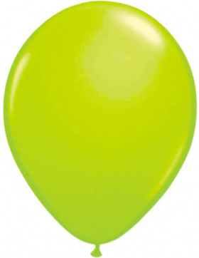 Grüner Ballon Neon 25 cm - 8 Stück
