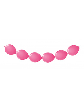Girlande aus Ballons Rosa - 3 Meter