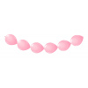 Girlande aus Ballons Babyrosa - 3 Meter
