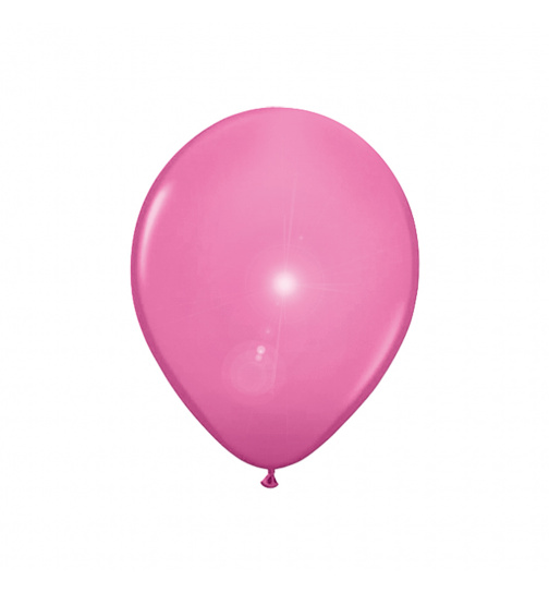 Ballons LED Rosa - 5 Stück